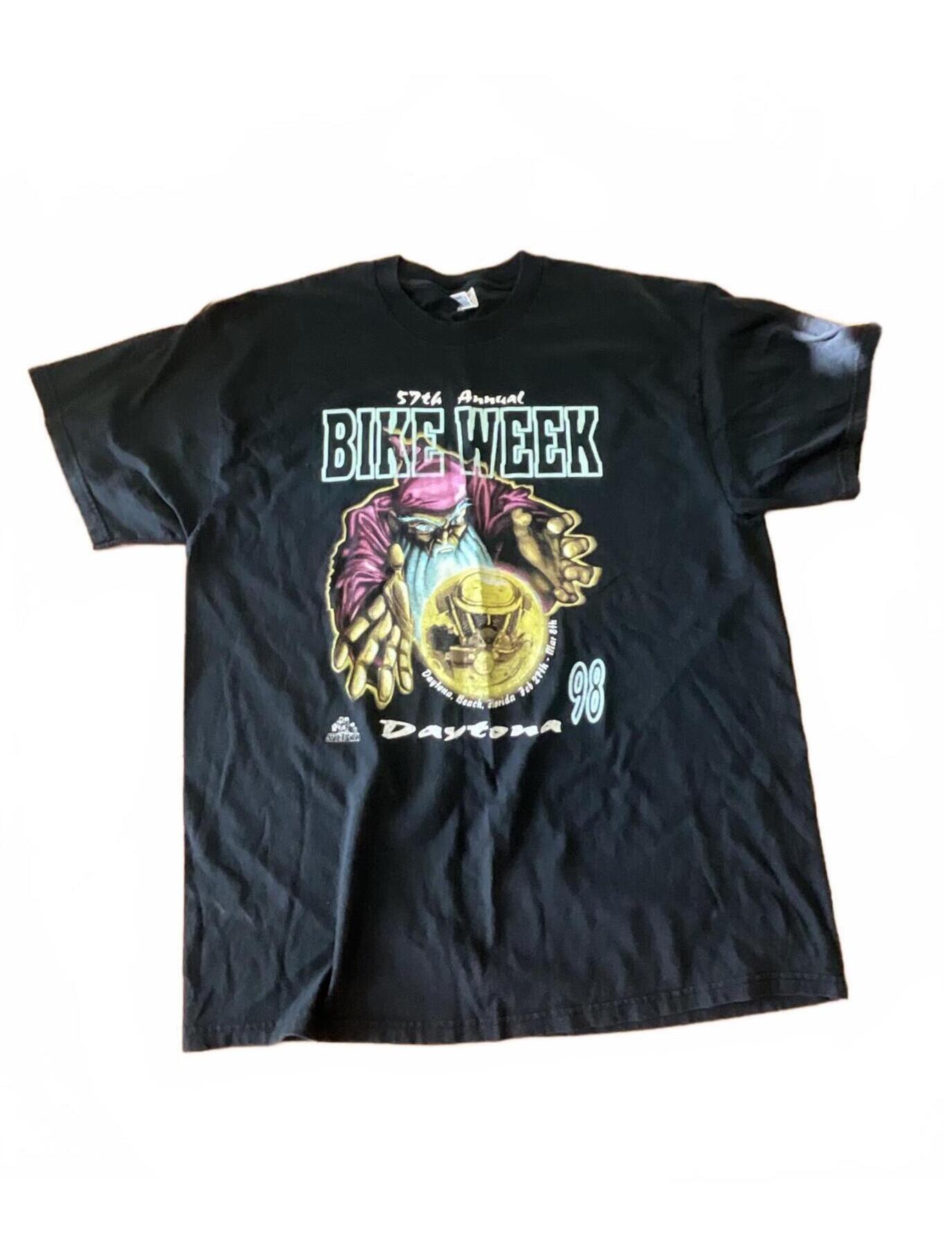 Vintage Daytona Bike Week Black Tshirt